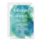 Blue Watercolors | Modern Rehearsal Dinner