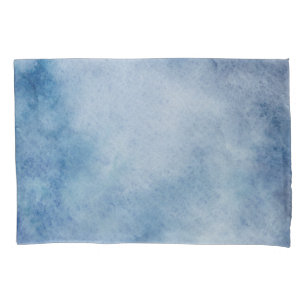 Blue Watercolour Texture Pillowcase