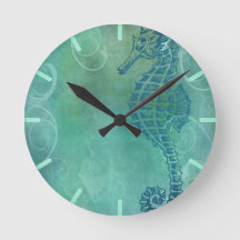 Blue Waters, Seahorse and Flourish