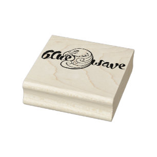 Blue Wave 2020 USA Rubber Stamp