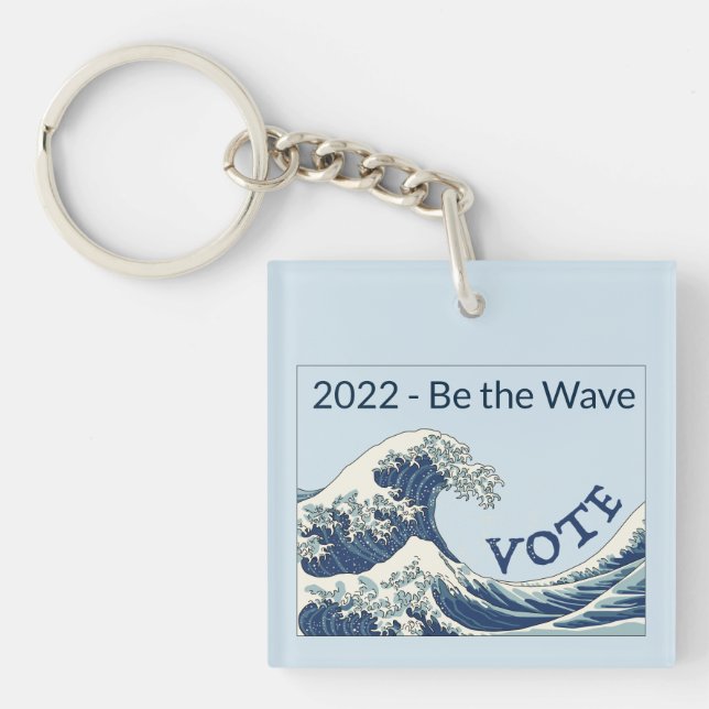 Blue Wave 2024 - sortez du porte - clé de vote (Devant)