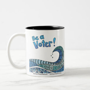 Blue Wave - Be a Voter Mug