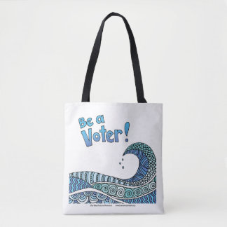 Blue Wave - Be a Voter Tote