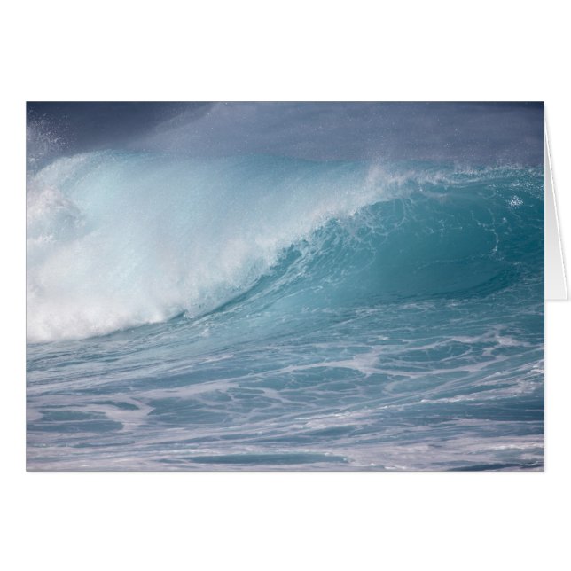 Blue wave crashing, Maui, Hawaii, USA 2 (Front Horizontal)