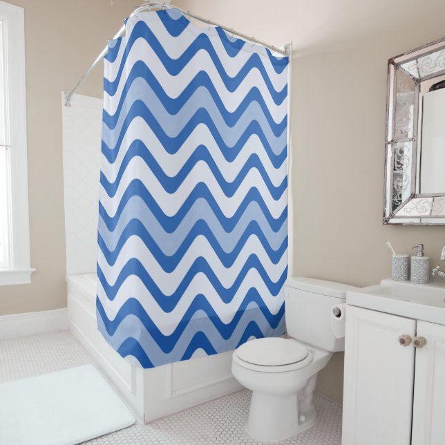 Blue wave design  - Customize Your Own (In Situ)