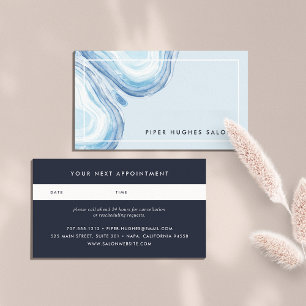 Blue Wave Geode   Appointment Card