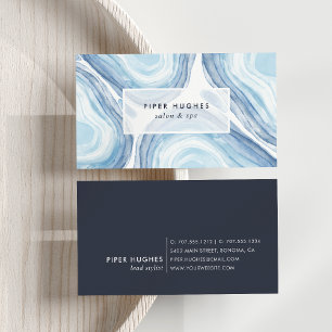 Blue Wave Geode Business Card