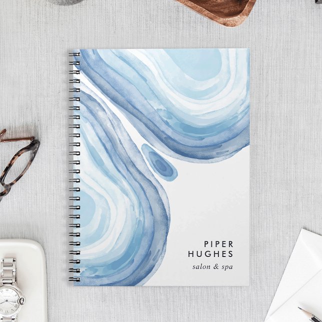 Blue Wave Geode Notebook (Creator Uploaded)