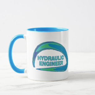 Blue Wave Hydraulic Engineer Mug