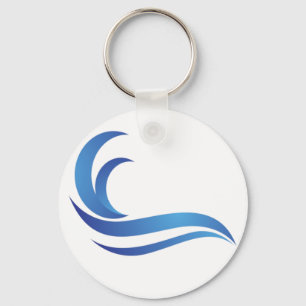 Blue Wave Keychain