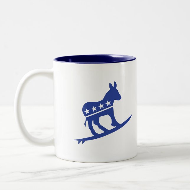 Blue Wave Mug (Left)