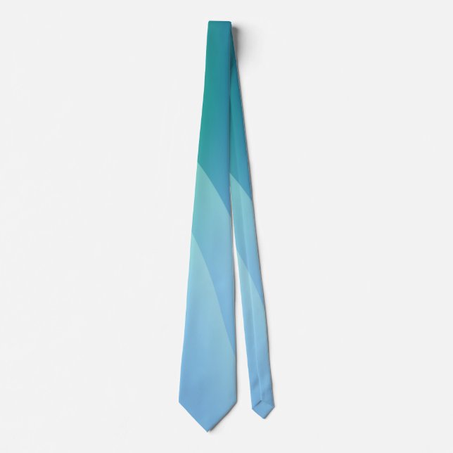 Blue Wave Neck Tie (Front)