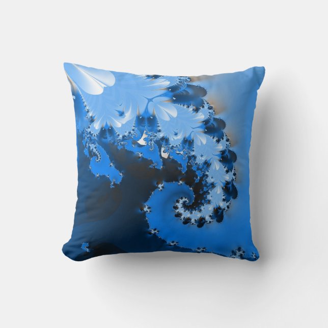 Blue Wave Pillow (Front)