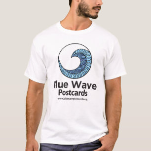 Blue Wave Postcards - Men's Basic T-Shirt