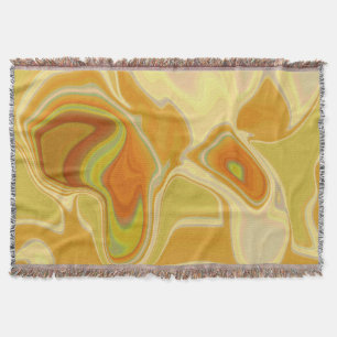 Blue Wave Throw Blanket