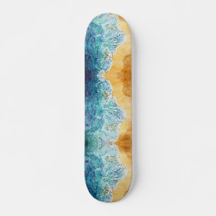 Blue Waves at Sand Beach Skateboard