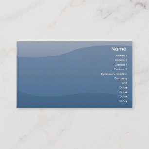 Blue Waves - Business Card