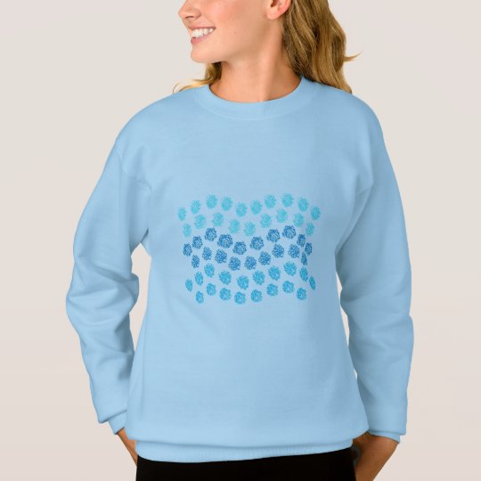 Blue Waves Girls' Sweatshirt