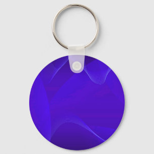 Blue Waves I Keychain