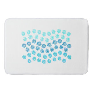Blue Waves Large Bath Mat