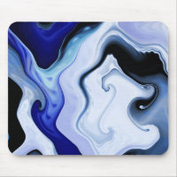 Blue Waves Mouse Pad