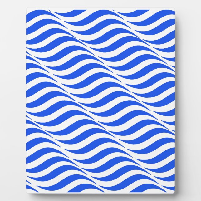 Blue Waves Plaque (Front)