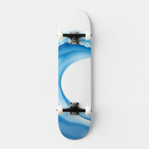 Blue waves skateboard