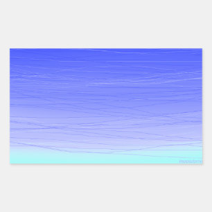 Blue Waves   Sticker