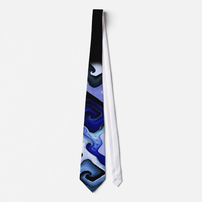 Blue Waves Tie (Front)