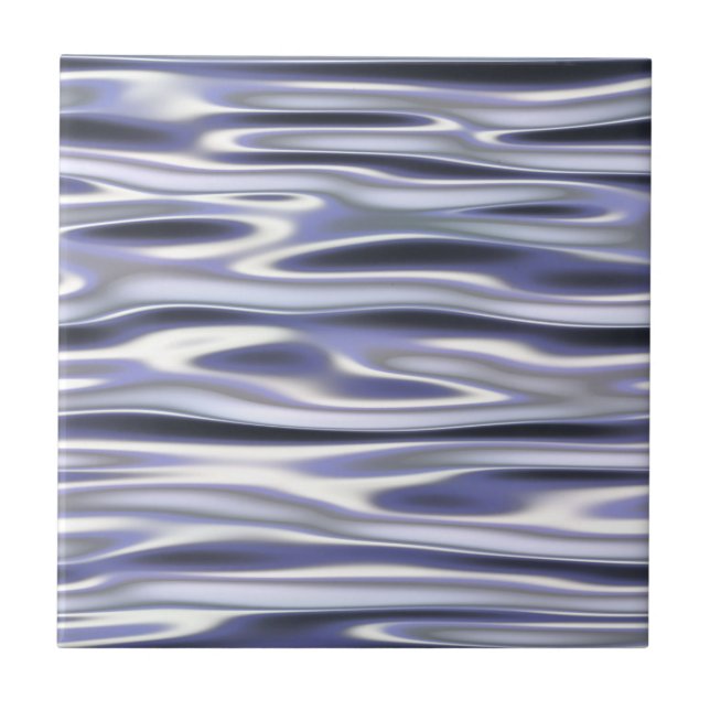 Blue waves tile (Front)