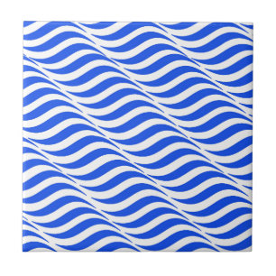 Blue Waves Tile