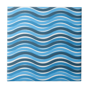 Blue Waves Tile