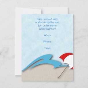 Blue Waves, Warm Sand, and a Beach Umbrella Invitation