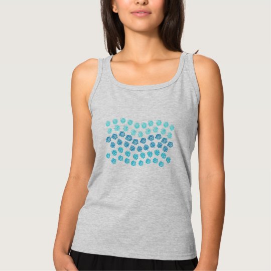 Blue Waves Women's Basic Tank Top