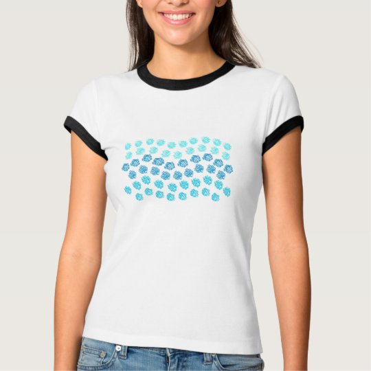 Blue Waves Women's Ringer T-Shirt
