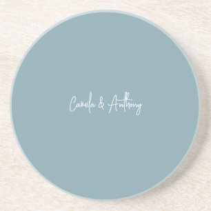 Blue Wedding Coaster