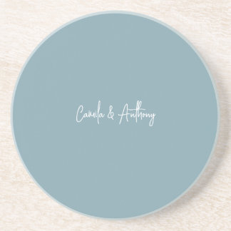 Blue Wedding Coaster