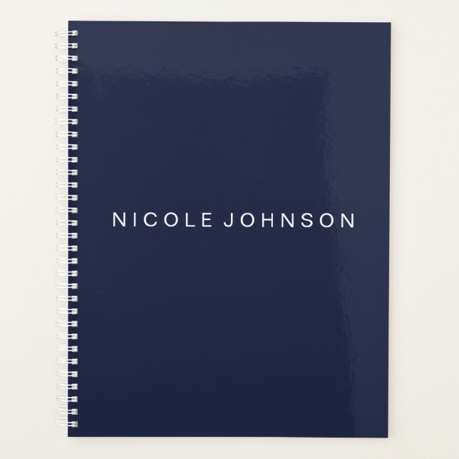 Blue / Weekly/Monthly Planner (Front)