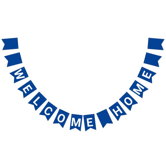 BLUE WELCOME HOME BANNER (All)