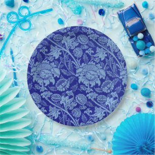 Blue Wey by William Morris Paper Plate