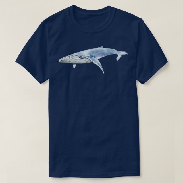 Blue Whale 60 1 T-Shirt (Design Front)