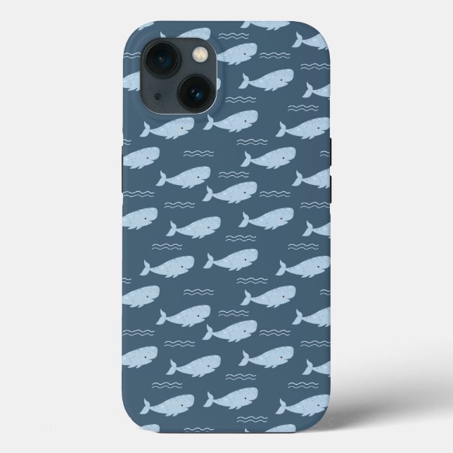 Blue whale Case-Mate iPhone case (Back)