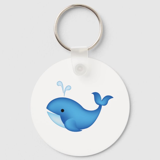 Blue whale keychain (Front)