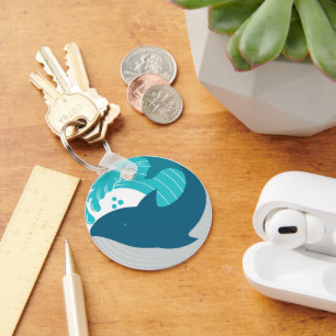 Blue Whale Keychain