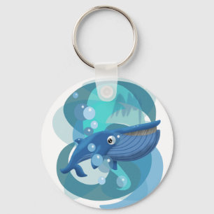 Blue Whale Keychain