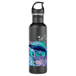 Blue Whale Lover Choose Kindness Inspirational Wat 710 Ml Water Bottle