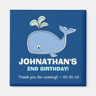 Blue Whale Magnet Party Faveurs