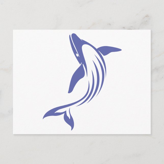 Blue Whale Postcard (Front)
