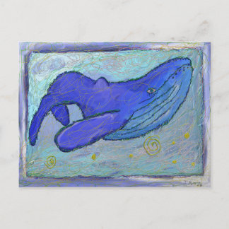 Blue Whale Postcard