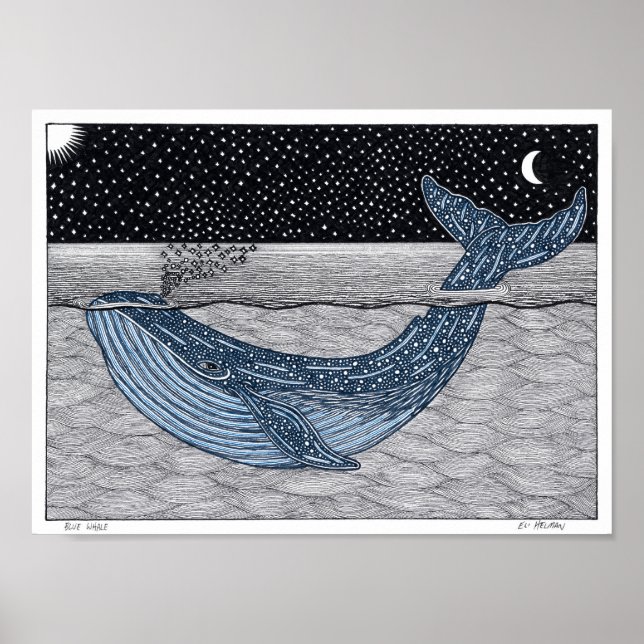 Blue Whale Poster (Front)